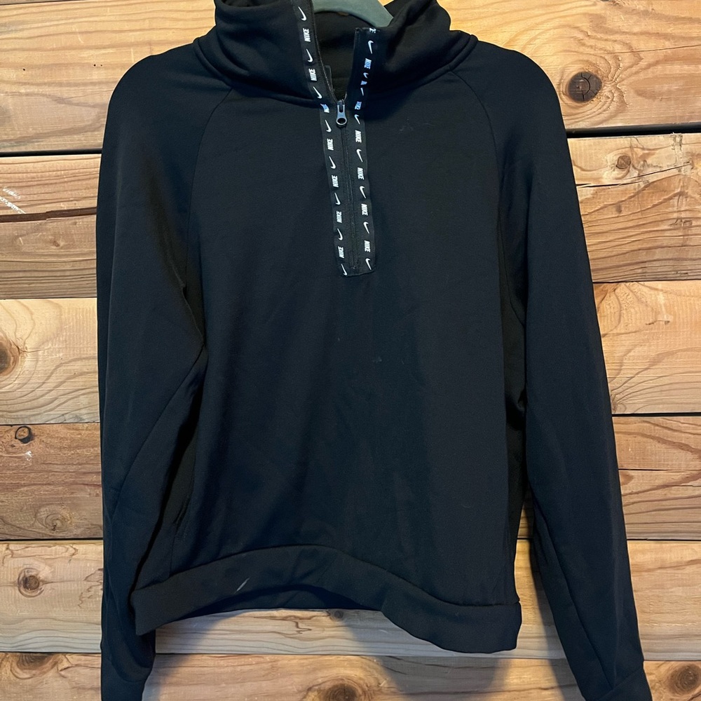 Black Nike quarter zip